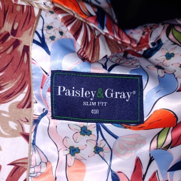 PAISLEY & GRAY Multicolor Floral Blazer, 40R - Picture 3 of 10